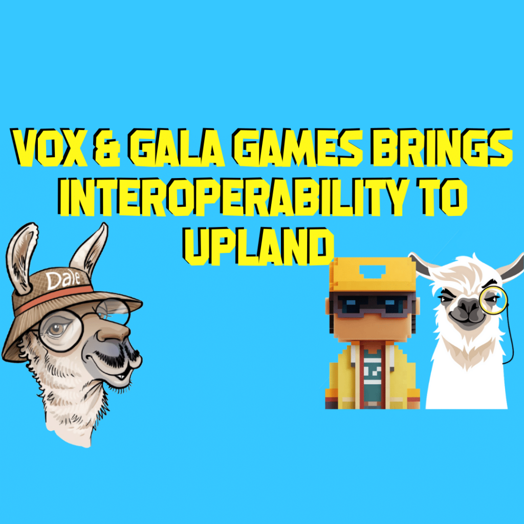 voxverse gala games and upland partnership